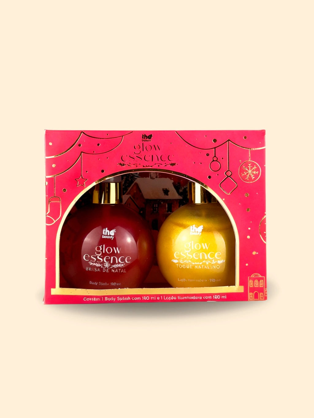 Kit Glow Essence: Body Splash + Loção Iluminadora